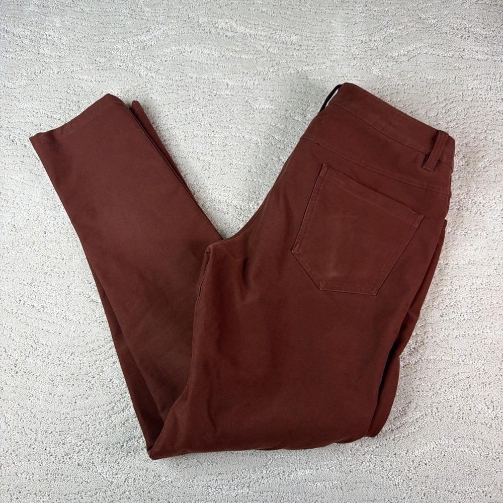 Men's Lululemon Size 31 ABC Pant Slim 32" Utilitech Copper Brown Chino